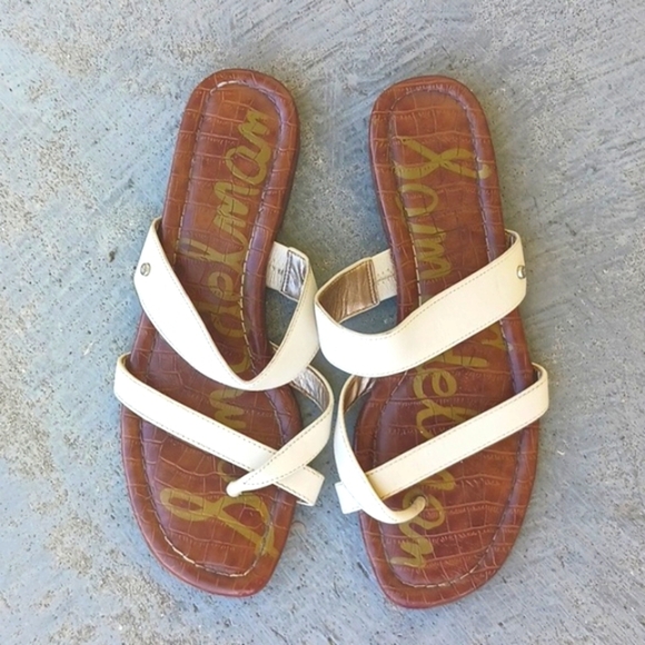 SAM EDELMAN Elegant Cream Women's Sandals - Picture 3 of 5